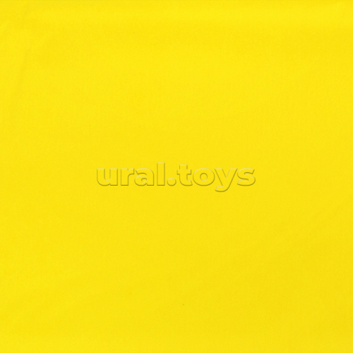 Бумага тишью 50x70 см, 17 г/м², 10 л, цвет желтый, пластиковый пакет с европодвесом