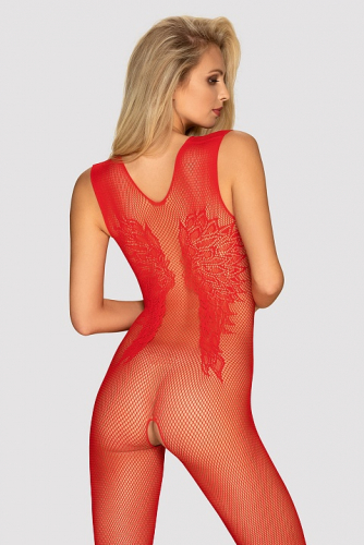 N 112 bodystocking Red Ст.цена 1970р. Obs_N 112 bodystocking Red Красный Obsessive