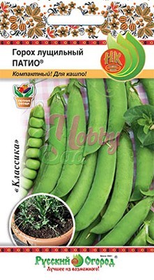 Горох Патио лущильный овощной (5 г) Русский Огород