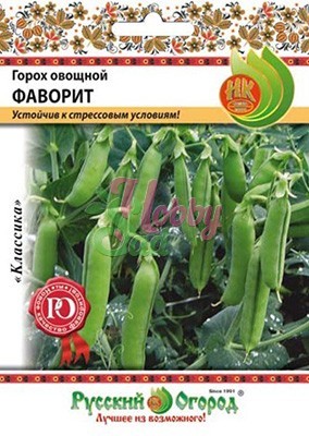 Горох Фаворит овощной (20 г) Русский Огород