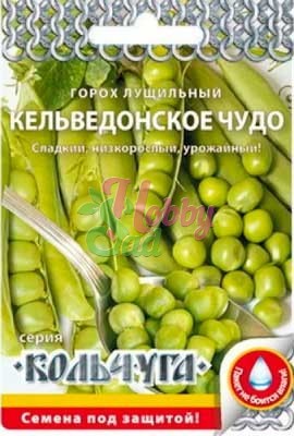 Горох Кельведонское чудо Кольчуга NEW лущильный (6 г) Русский Огород