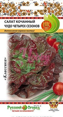 Салат Чудо 4-х сезонов кочанный (2 г) Русский Огород