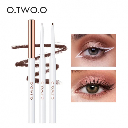 O.TWO.O Гелевая подводка для глаз Gel Eyeliner Waterproof Soft Eye Liner Pencil Quick Dry Makeup SC028 №01 White