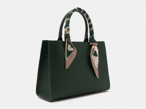 Изумрудная кожаная женская сумка из натуральной кожи «WK009 Emerald»