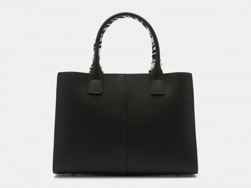 Черная кожаная женская сумка из натуральной кожи «WK009 Black»