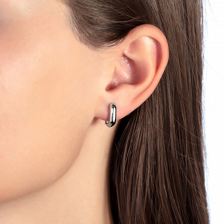 11-1716 Серьги родированные серебро 925*