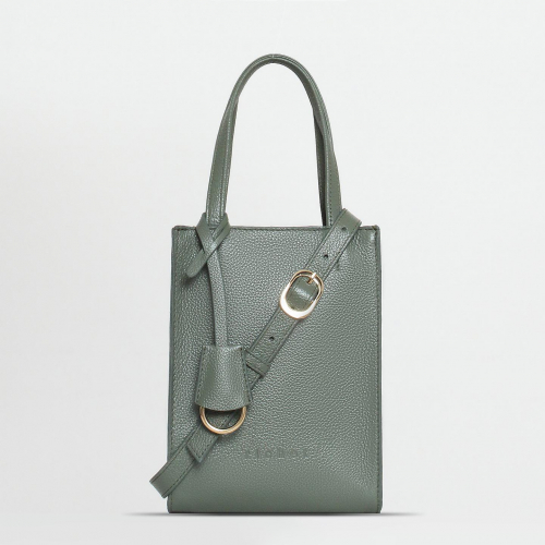 Сумка: Женская кожаная сумка Richet 3184LG 342 Зеленый
