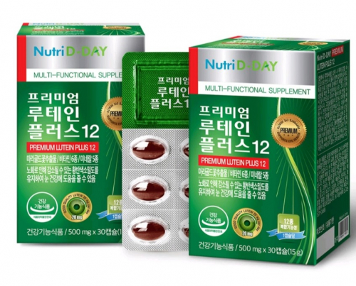 NUTRI D-DAY MEGAREX LUTEIN PLUS12 500 mg 30capsules Витамин для здоровья глаз 30 капсул