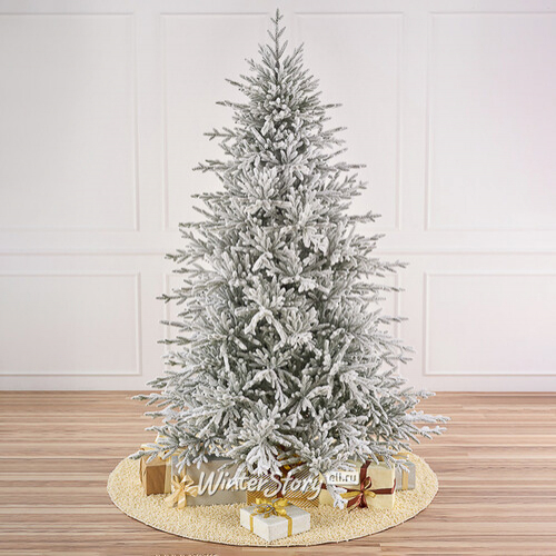 Искусственная елка Лесная Фея заснеженная 180 см, ЛИТАЯ 100% (Max Christmas)