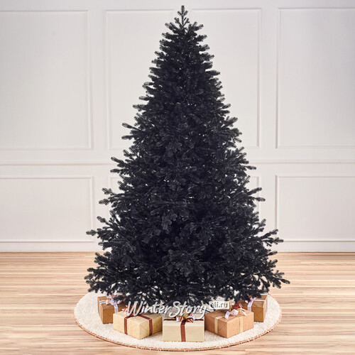 Искусственная елка Черная 180 см, ЛИТАЯ 100% (Max Christmas)