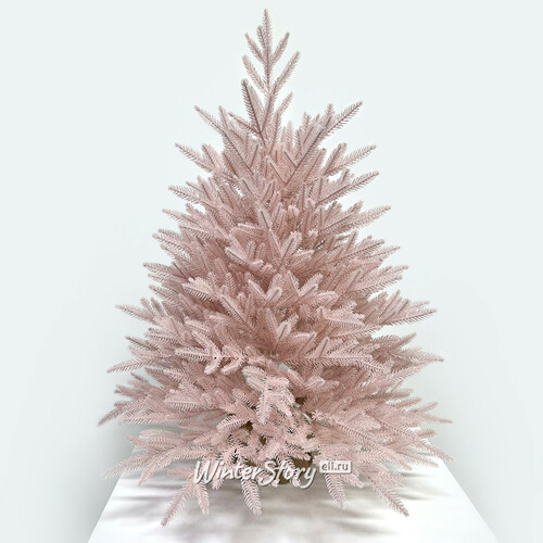 Настольная елка в мешочке Розовая 90 см, ЛИТАЯ 100% (Max Christmas)