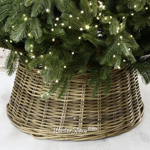 Плетеная корзина для елки Кантри Стайл 60*26 см светлое дерево (Koopman)