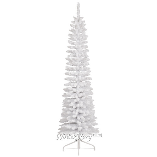Искусственная белая елка Пенсел Пайн заснеженная 240 см, ПВХ (Kaemingk)