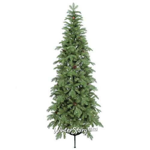 Искусственная елка Эдельвейс с шишками 240 см, ЛИТАЯ + ПВХ (Beatrees)