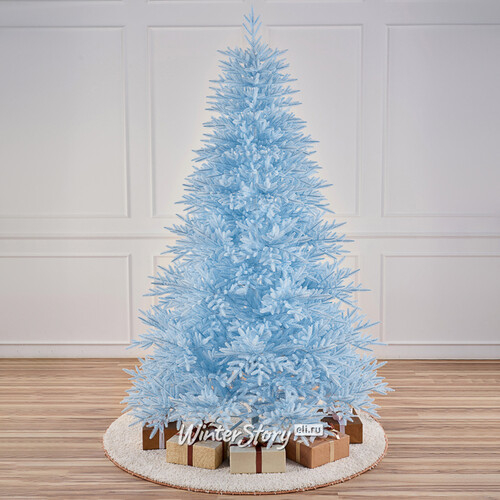 Искусственная елка Голубая 240 см, ЛИТАЯ 100% (Max Christmas)