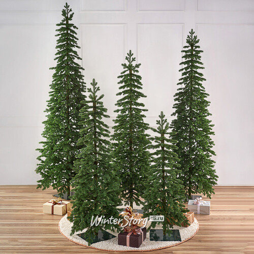 Искусственная стройная елка Тикко 255 см, ЛИТАЯ 100% (Max Christmas)