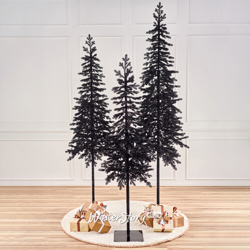 Искусственная черная елка Королева Тянь Шаня 180 см, ЛИТАЯ 100% (Max Christmas)