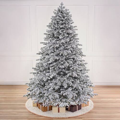 Искусственная елка Византийская заснеженная 270 см, ЛИТАЯ 100% (Max Christmas)