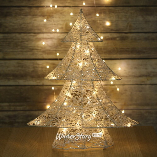 Светодиодная елка Астрид 40 см 20 теплых белых LED ламп, на батарейках, IP20 (Kaemingk)