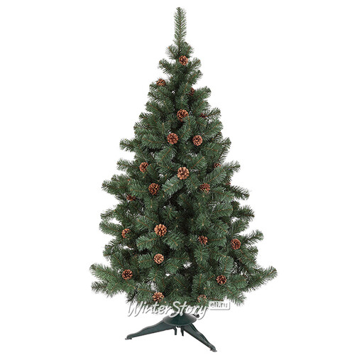 Искусственная елка Холидей с шишками 180 см, ПВХ (Царь Елка)