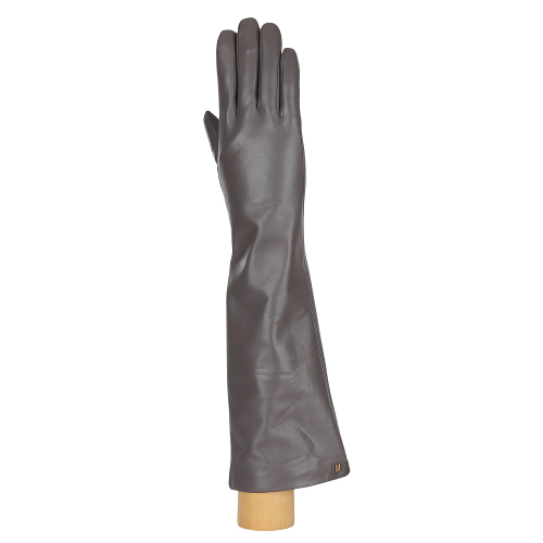 Перчатки жен. 100% нат. кожа (ягненок), подкладка: шерсть, FABRETTI 12.5-9 grey