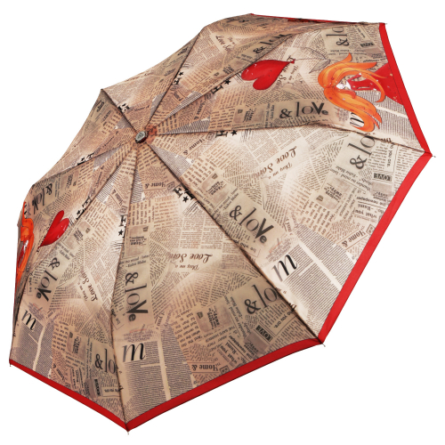 Зонт облегченный, 350гр, автомат, 102см, FABRETTI UFLR0004-4
