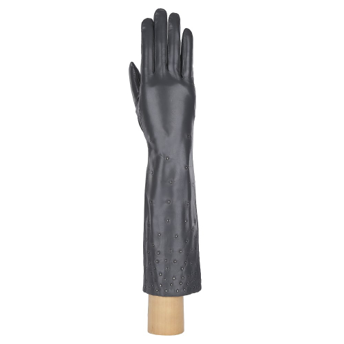 Перчатки жен. 100% нат. кожа (ягненок), подкладка: шерсть, FABRETTI 9.89-9 grey