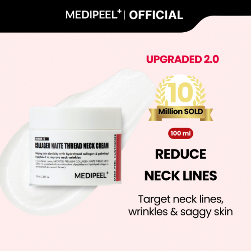 Medi-Peel/ КРЕМ ДЛЯ ШЕИ PREMIUM 2.0 COLLAGEN NAITE THREAD NECK CREAM 100 мл.