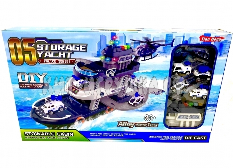 Игровой набор Корабль с машинками TH406, TH406