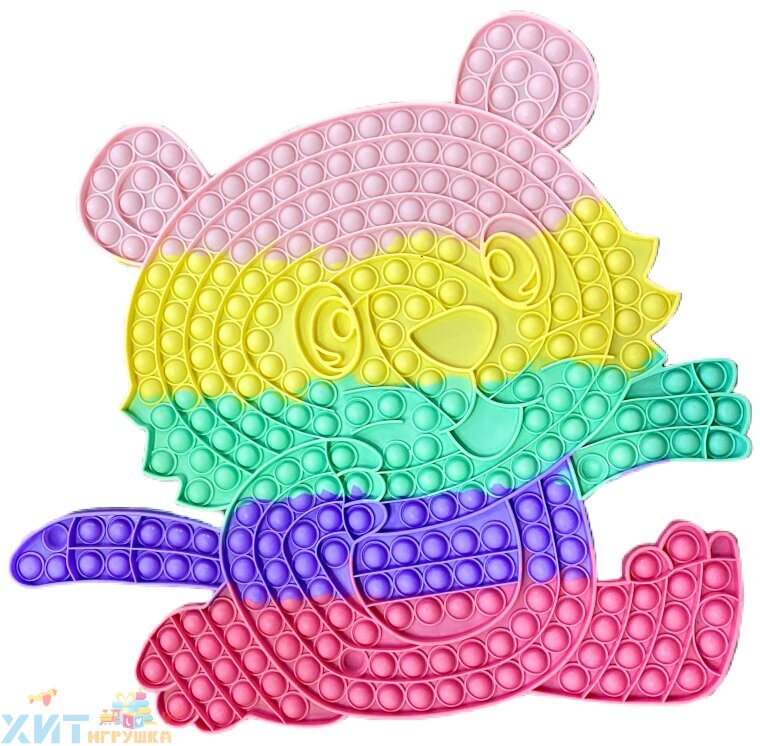 POP IT antistress Сенсорная игрушка с пузырьками ЕНОТ БОЛЬШОЙ / Вечная пупырка popit_big_enot, popit_big_cat