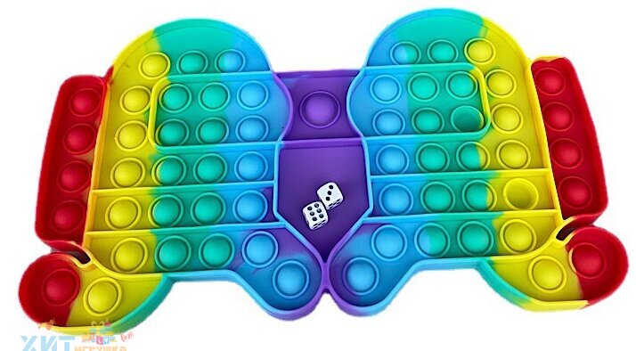 POP IT Among us antistress Сенсорная игрушка с пузырьками / AMONG US АМОНГ АС ПОП ИТ БОЛЬШОЕ ИГРОВОЕ ПОЛЕ, LRSQP