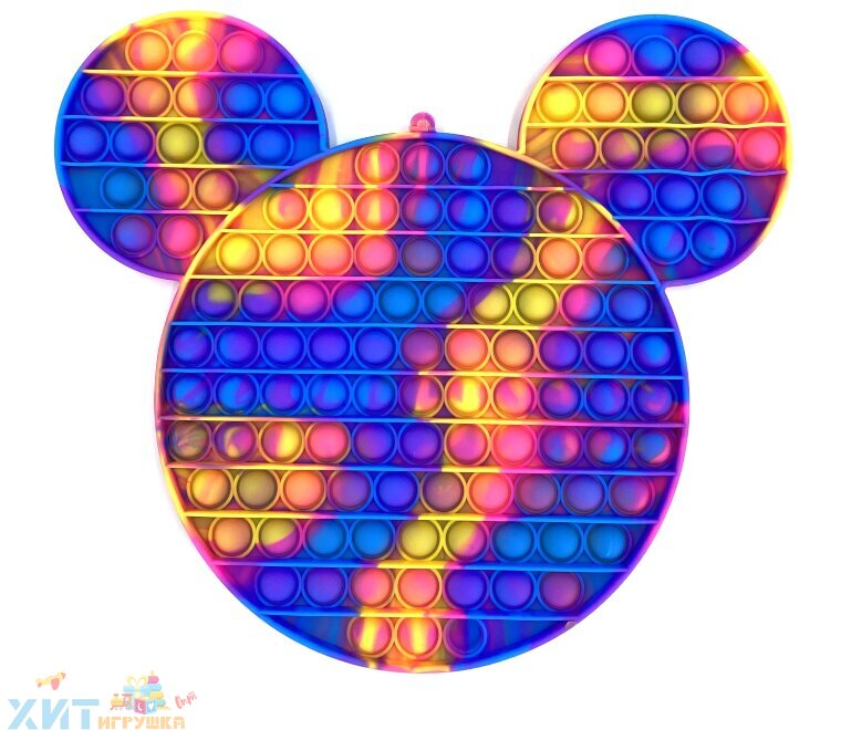 POP IT antistress Сенсорная игрушка с пузырьками МИККИ МАУС Большой / Вечная пупырка, popit_mikki_big
