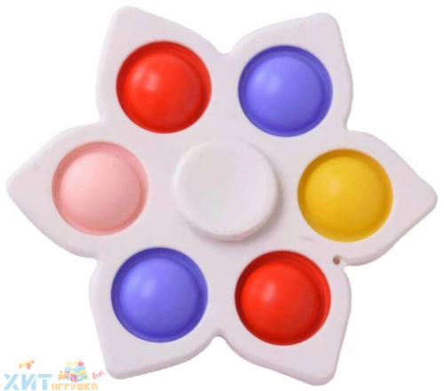 POP IT antistress Simple Dimple / Симпл димпл спиннер ЦВЕТОК в ассортименте popit_spiner_flower, popit_spiner_flower