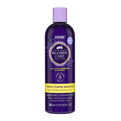 [HASK] Шампунь для светлых волос оттеночный ФИОЛЕТОВЫЙ Blonde Care Purple Shampoo, 355 мл