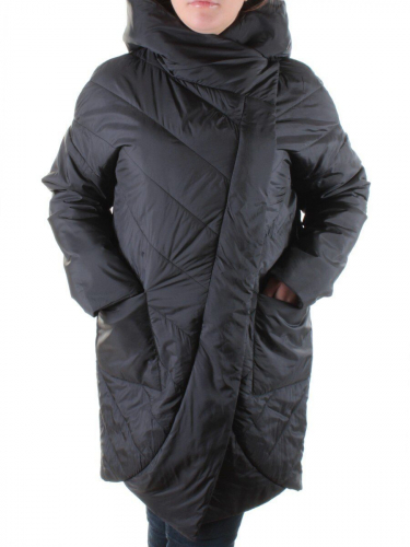201 BLACK Пальто демисезонное женское YIGAYI размер 36 (42 российский)
