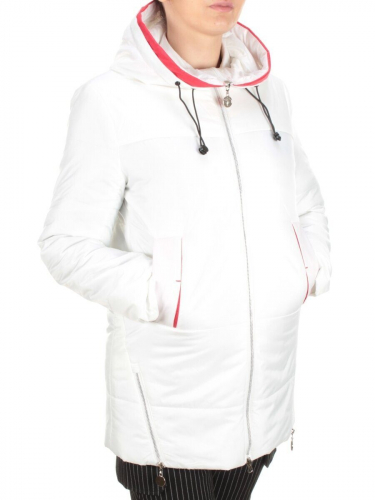 2098-1 WHITE Куртка демисезонная женская Y SILK TREE (100 гр.синтепона) размер 46