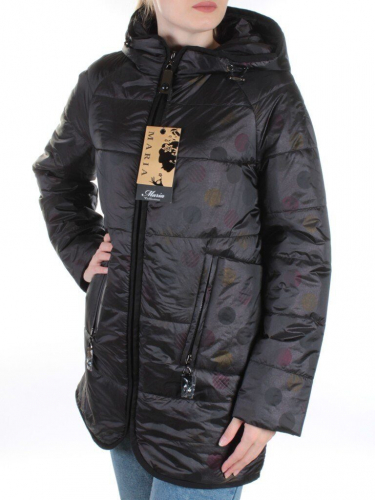 M8211 BLACK Куртка демисезонная женская Maria размер 48 российский