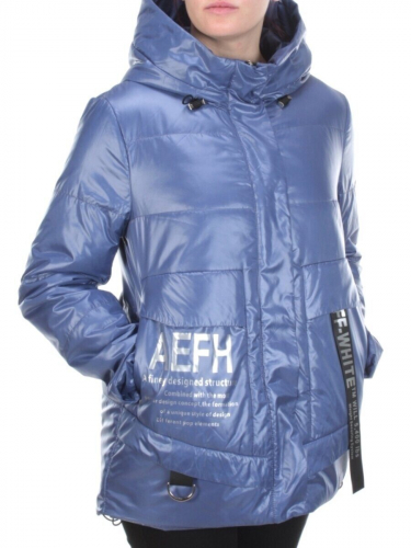 BM-909 GRAY/BLUE Куртка демисезонная женская COSEEMI (100 гр. синтепон) размер 48