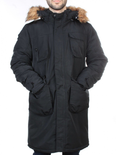 71203 BLACK Куртка мужская зимняя (200 гр. синтепон) KAREAKEY размер M - 46российский