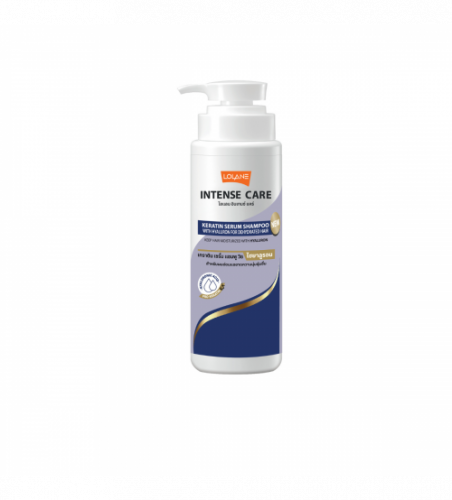 Шампунь для ослабленных волос с гиалуроновой кислотой от LOLANE Intense Care Keratin Serum Shampoo Hyaluron 400 ml