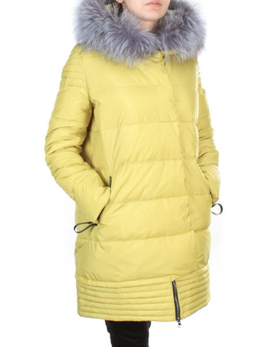 81589 LT. GREEN Пальто зимнее женское (200 гр. холлофайбера) размер 40 российский