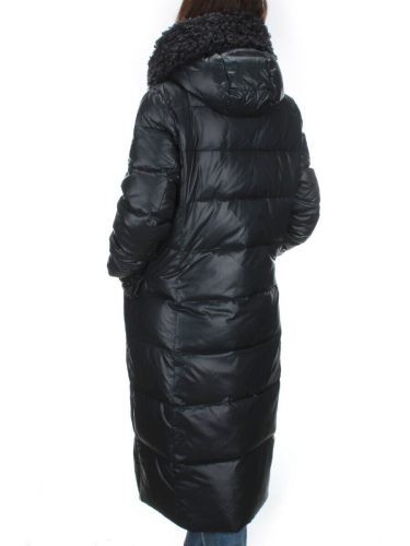 C1068-1A DK.BLUE Пальто зимнее женское (200 гр. холлофайбер) размер 48