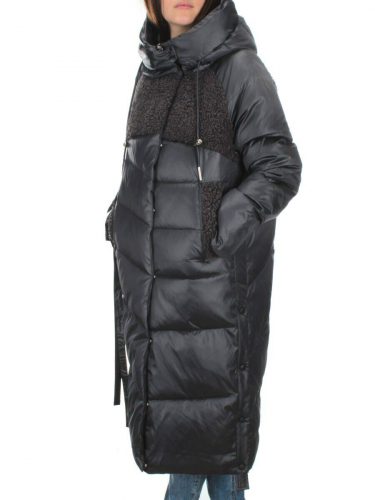 Y21638 DK. GRAY Пальто женское зимнее MEIYEE (200 гр. холлофайбера) размер 46