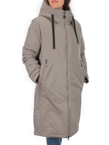 2392 GRAY Пальто зимнее женское (200 гр. холлофайбер) размер 48/50