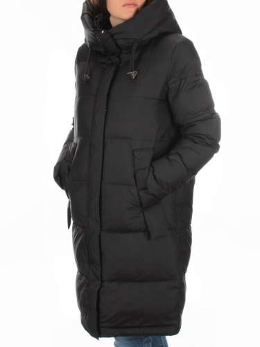 3101 BLACK Пальто зимнее женское (200 гр. тинсулейт) размер S - 44 российский