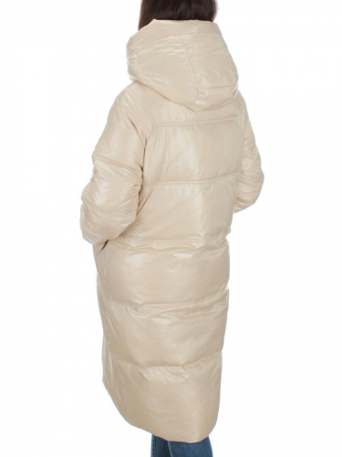 S8086 LT. BEIGE Пальто зимнее женское (200 гр. тинсулейт) размер 46