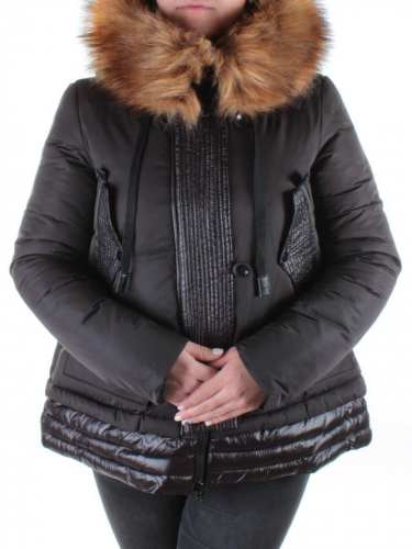 H1053 BLACK Куртка демисезонная женская Enovich размер M-44российский