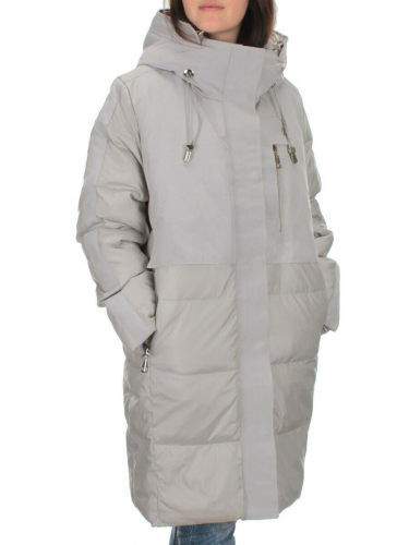 C223 LT. GRAY Куртка зимняя женская (200 гр. холлофайбера) размер 56
