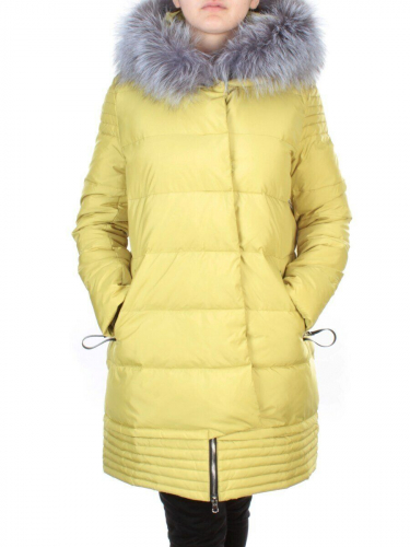 81589 LT. GREEN Пальто зимнее женское (200 гр. холлофайбера) размер 40 российский