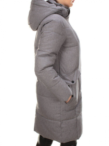 350 GRAY Пальто женское зимнее (200 гр. холлофайбера) размер 42